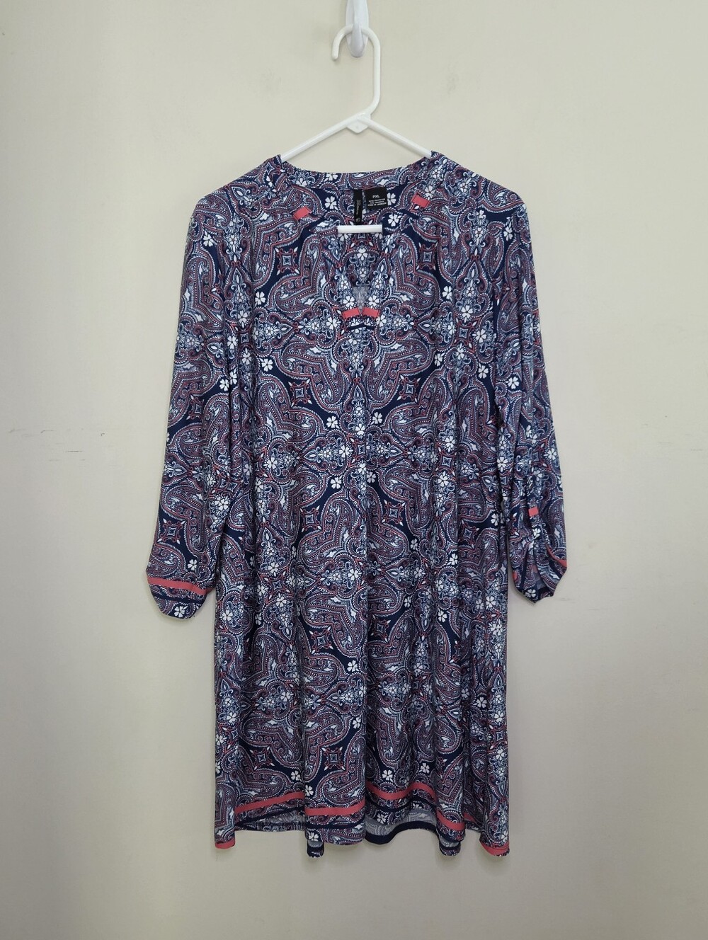 Women's New Directions Paisley Print Dress Sz Petite XL